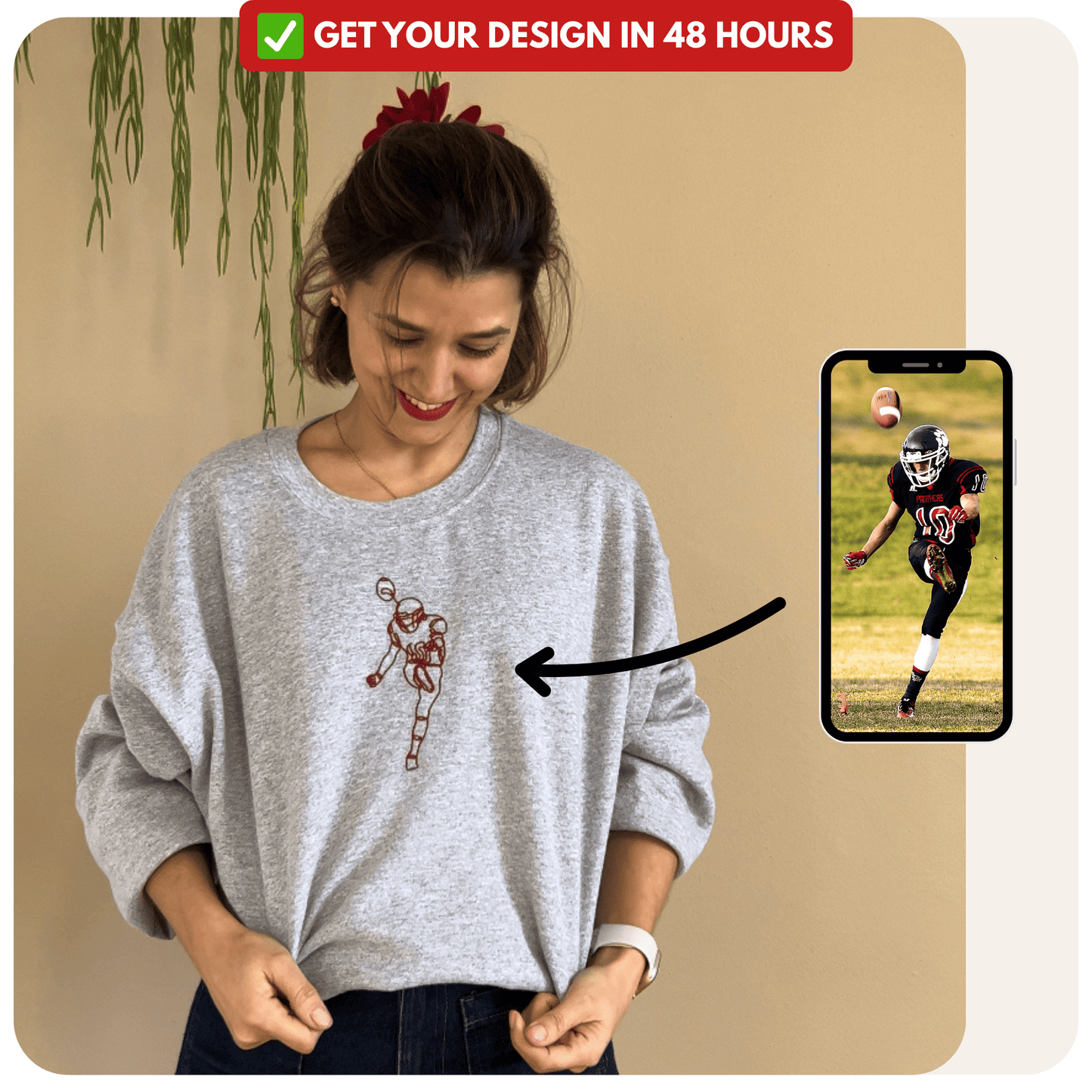 Custom Sports Sweatshirt - PRYDZ