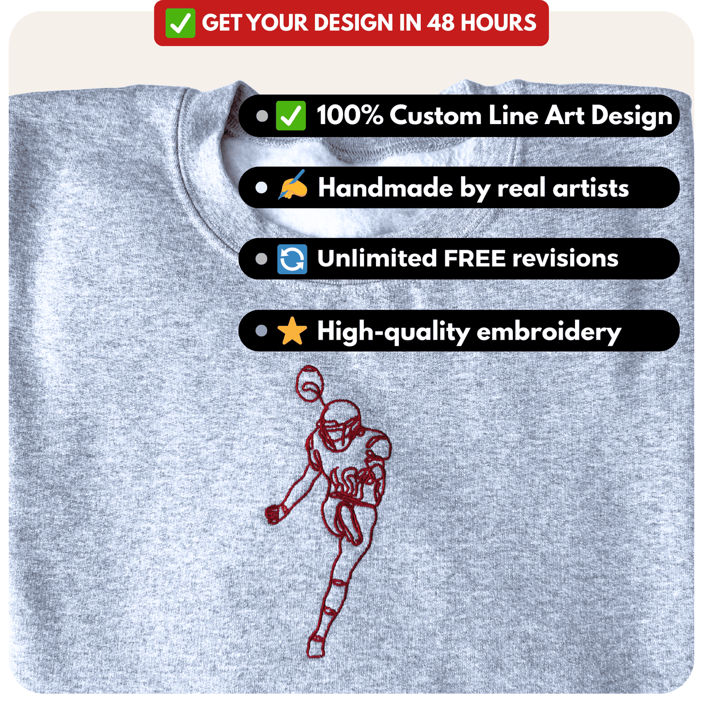 Custom Sports Sweatshirt - PRYDZ