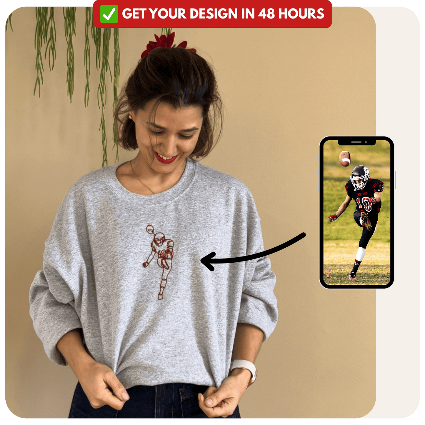 Custom Sports Sweatshirt - PRYDZ