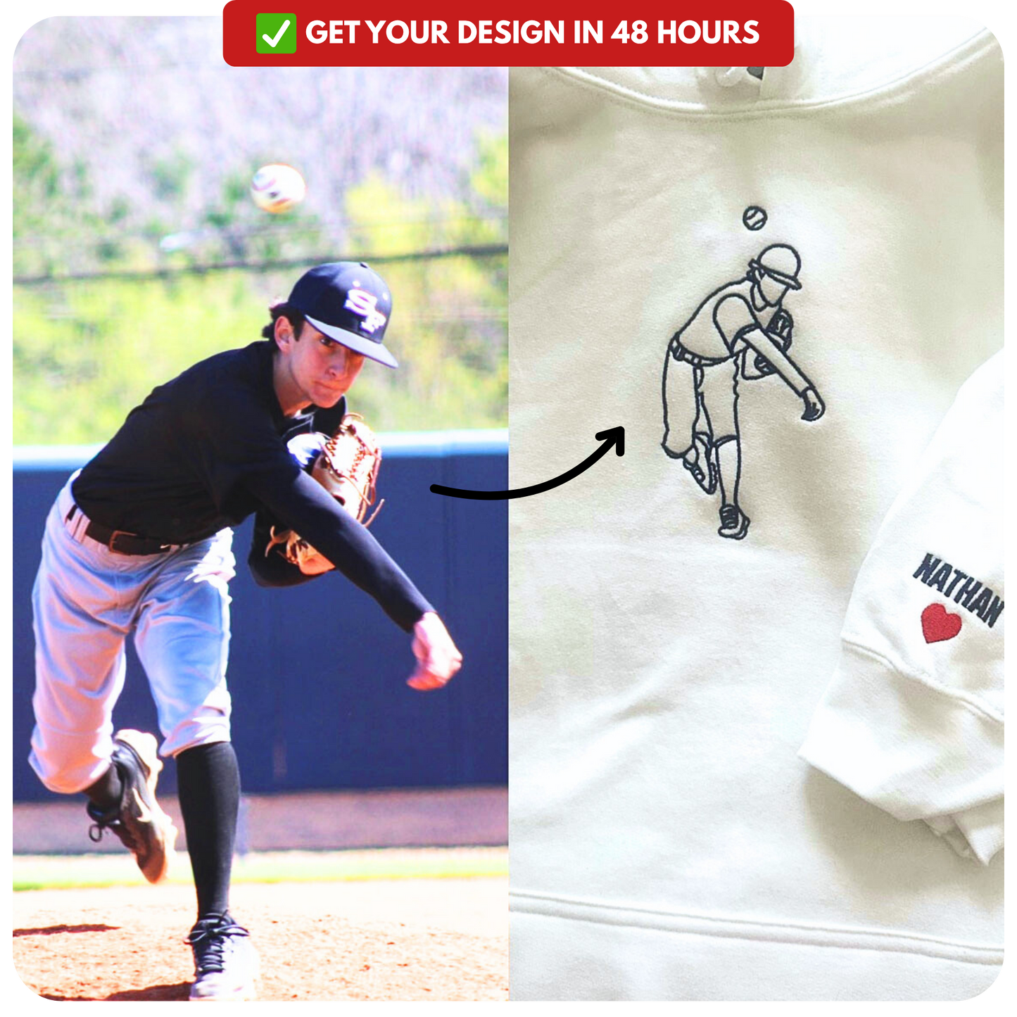 Custom Sports Hoodie - PRYDZ