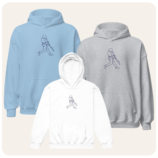 2 Custom Sports Hoodies + 1 Kids Hoodie