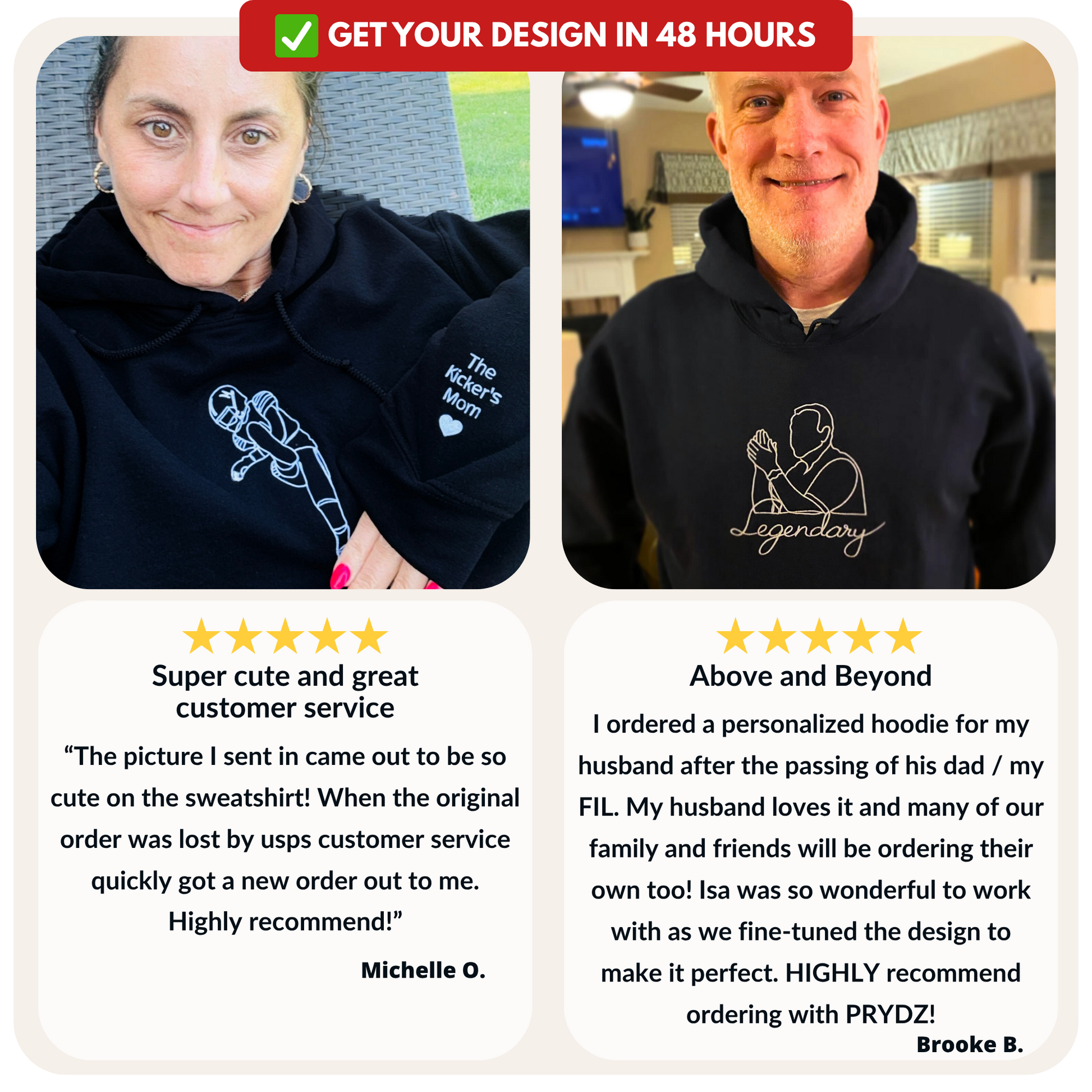 Custom Sports Hoodie - PRYDZ