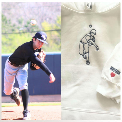 Custom Embroidered Sports Hoodie