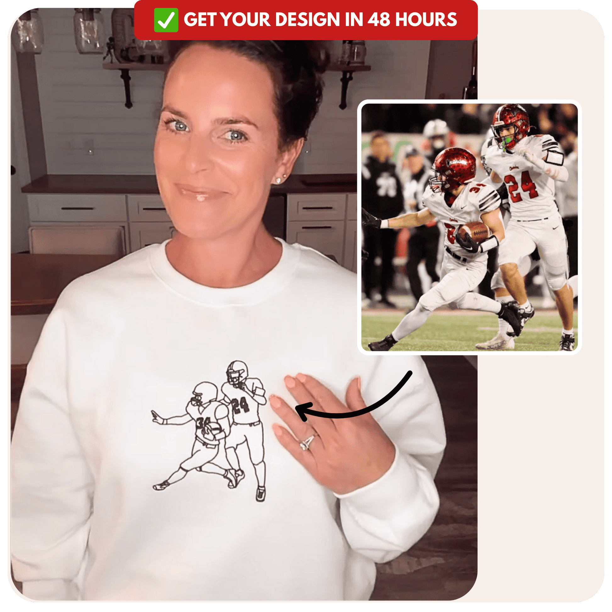 Custom Sports Sweatshirt - PRYDZ