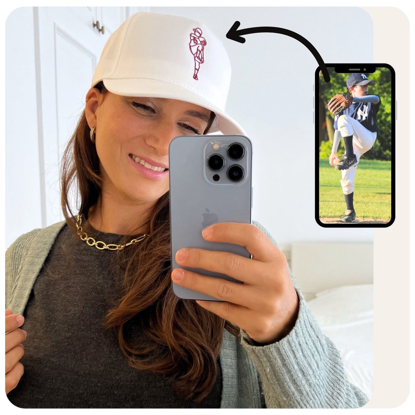 Custom embroidered cap - PRYDZ