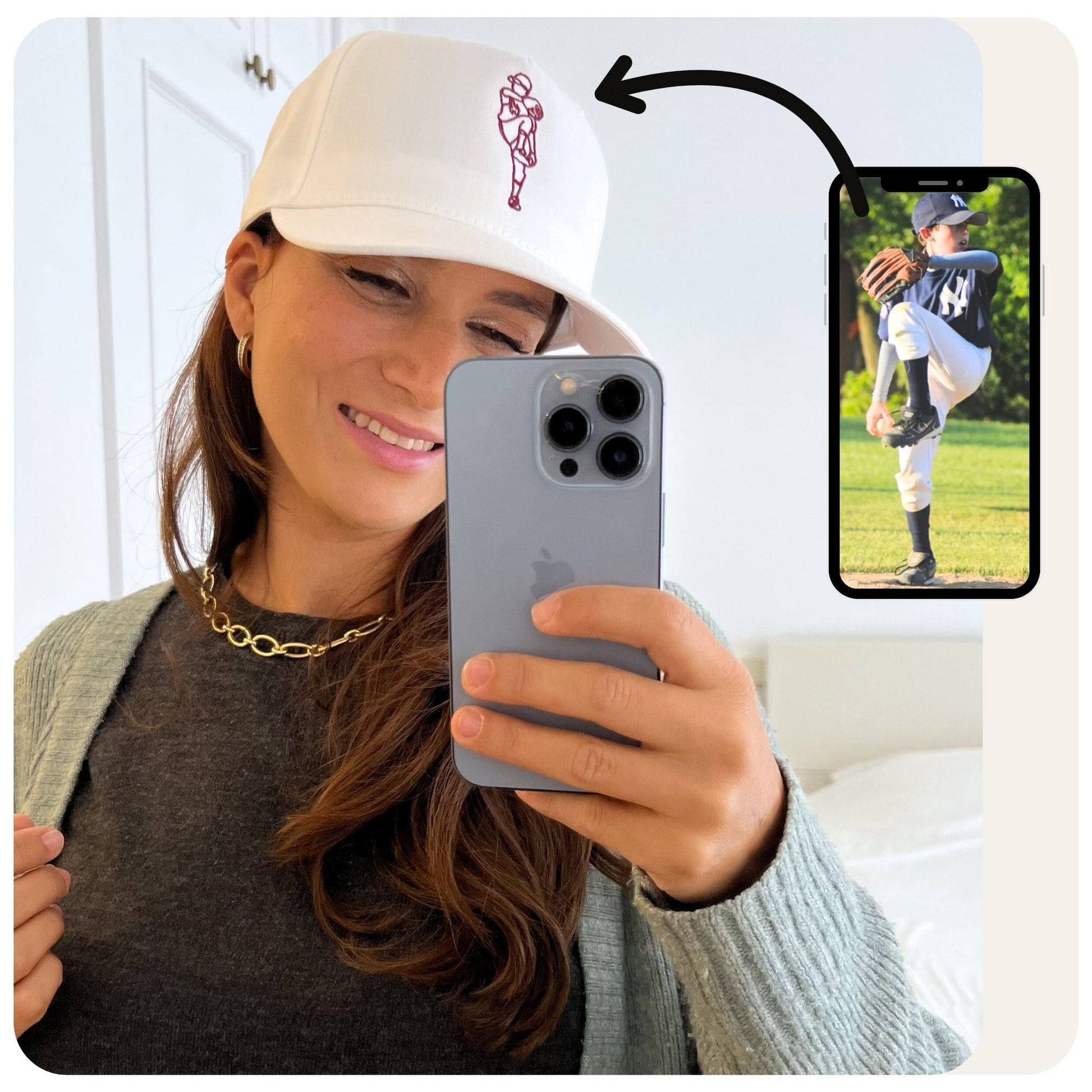 Custom embroidered cap - PRYDZ