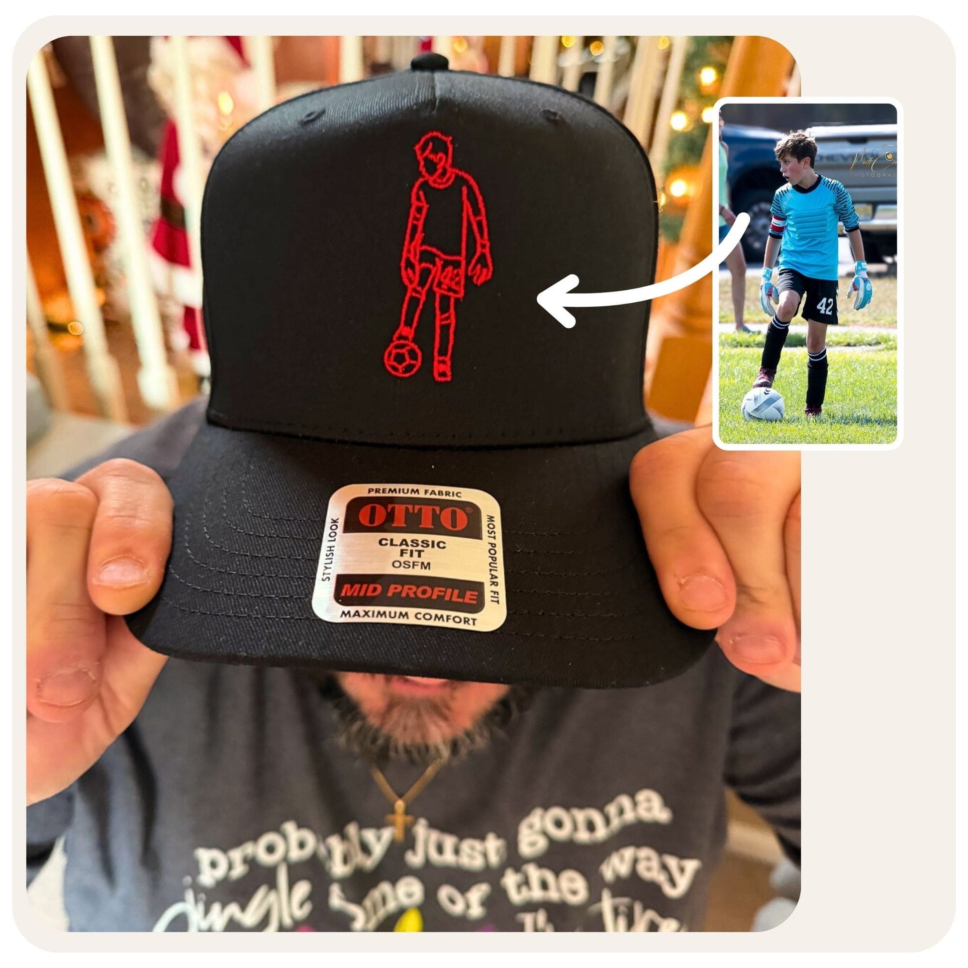 Custom embroidered cap - PRYDZ