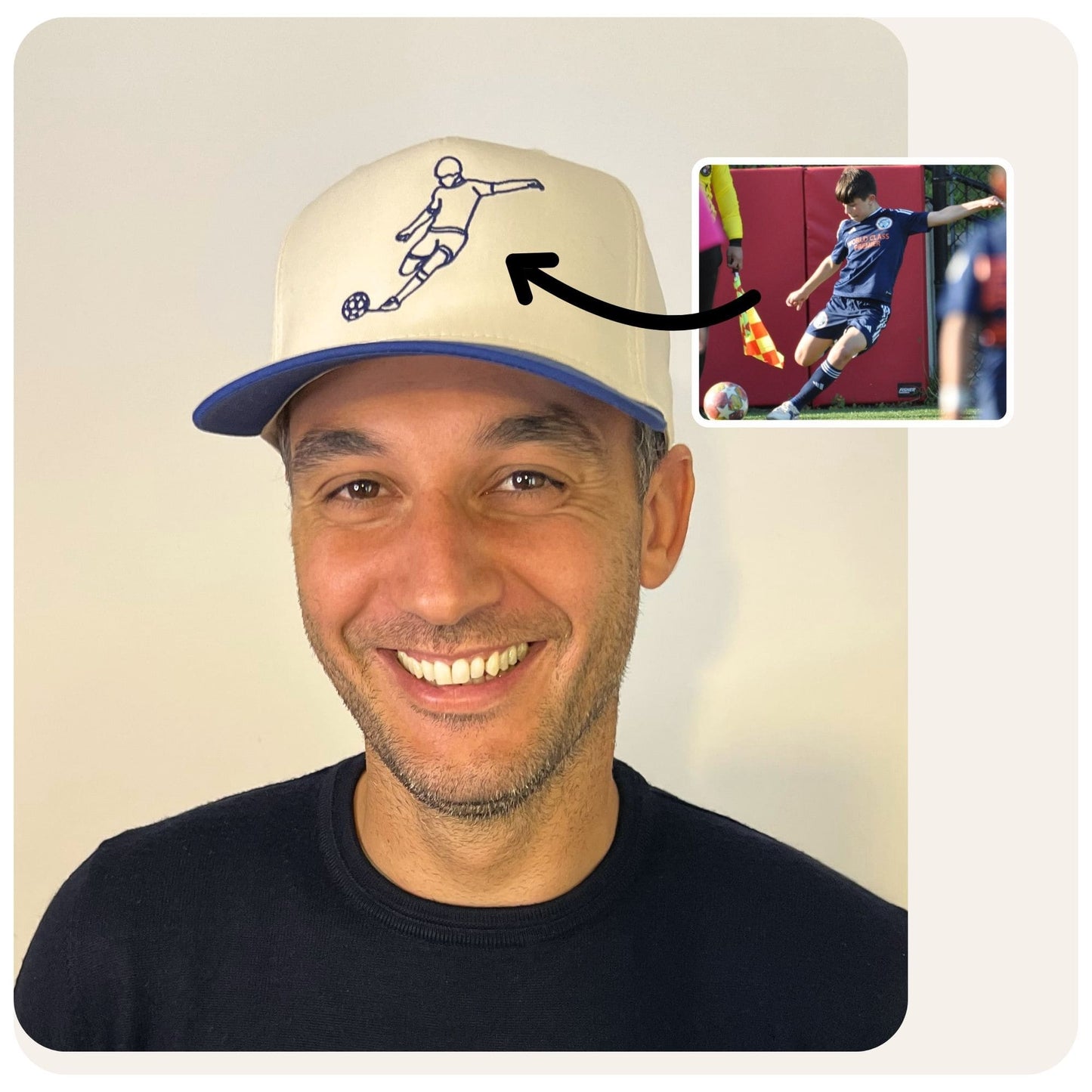 Custom embroidered cap - PRYDZ