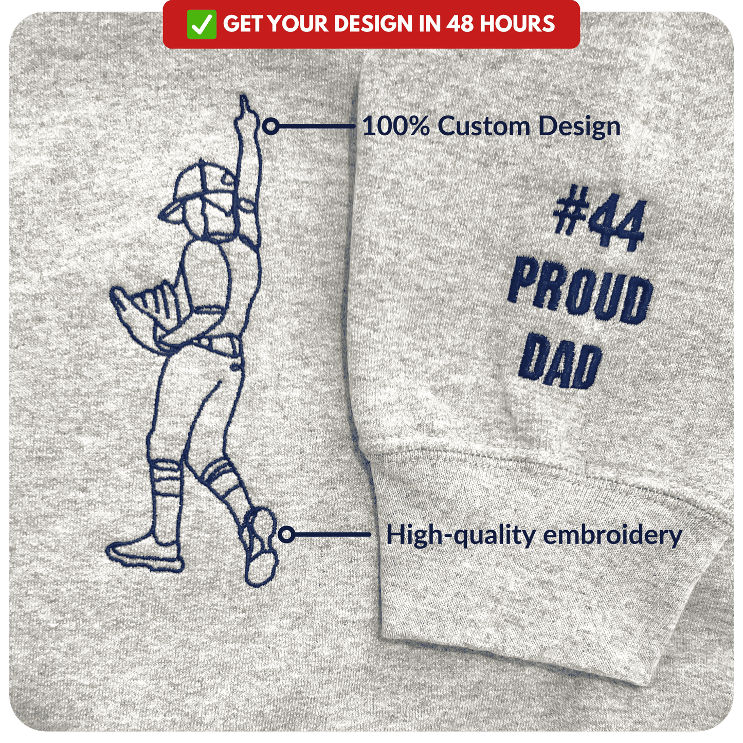 Custom Sports Sweatshirt - PRYDZ