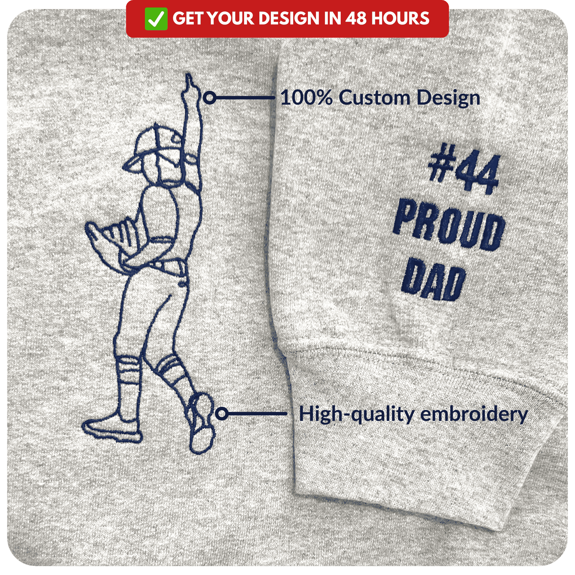 Custom Sports Sweatshirt - PRYDZ