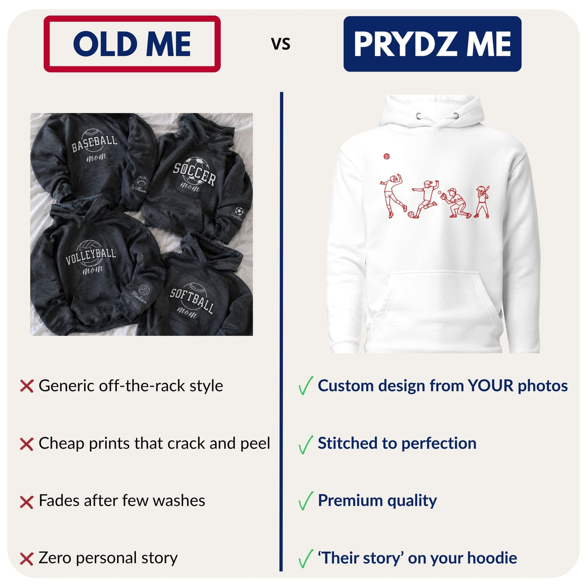 Custom Sports Sweatshirt