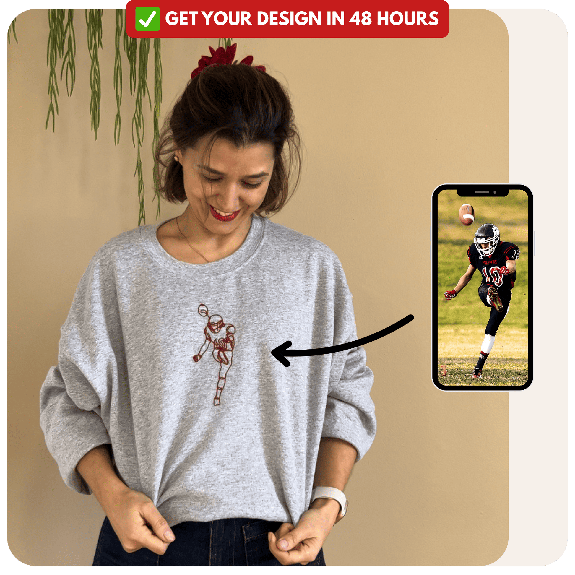 Custom Sports Sweatshirt - PRYDZ