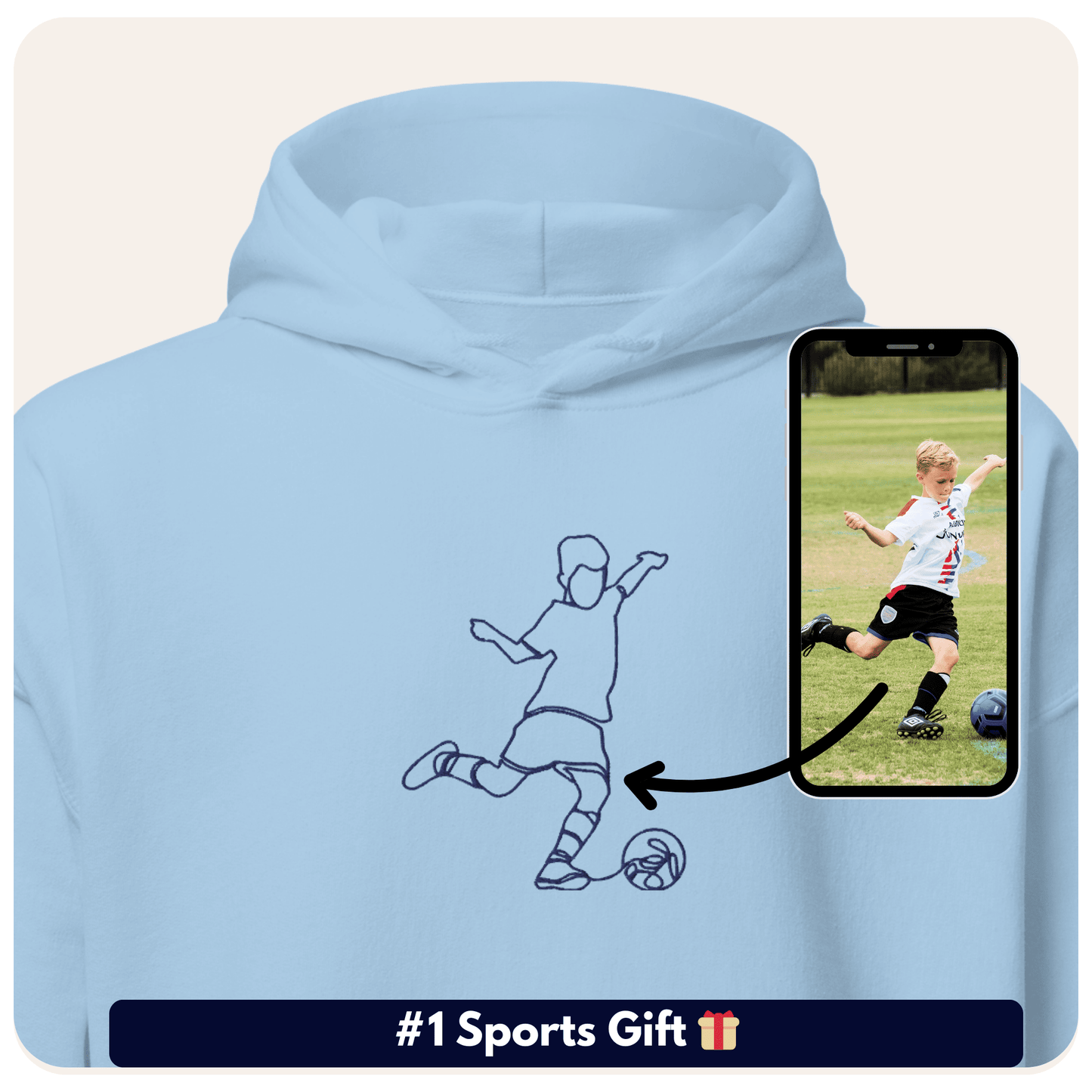 Custom Sports Hoodie - PRYDZ