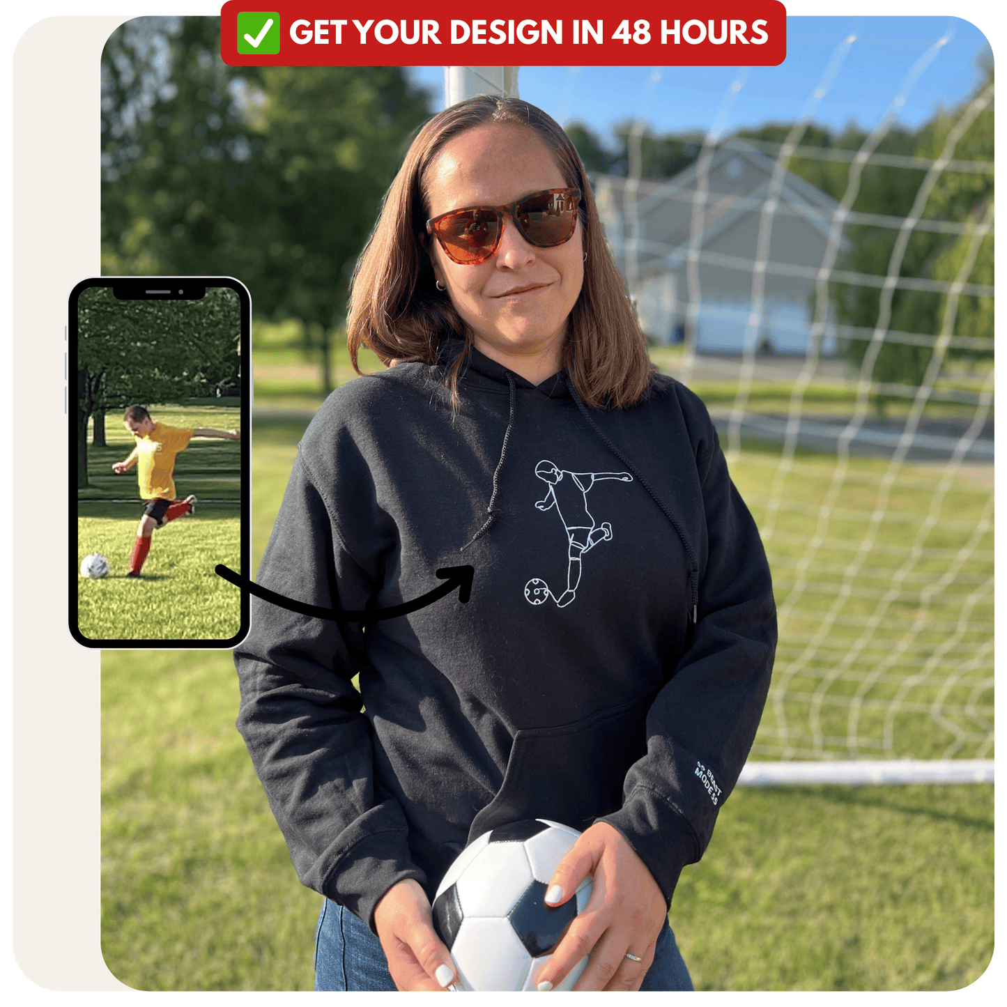 Custom Sports Hoodie - PRYDZ