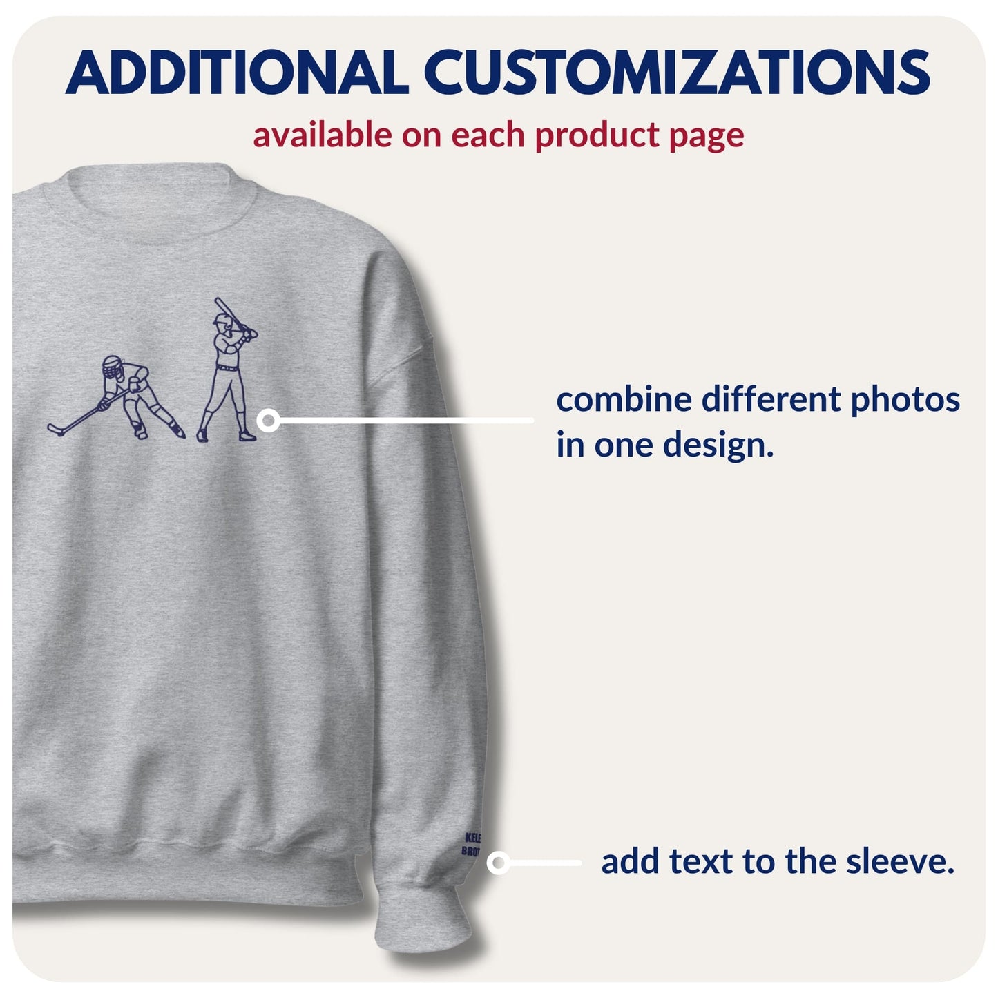 Custom Sports Sweatshirt