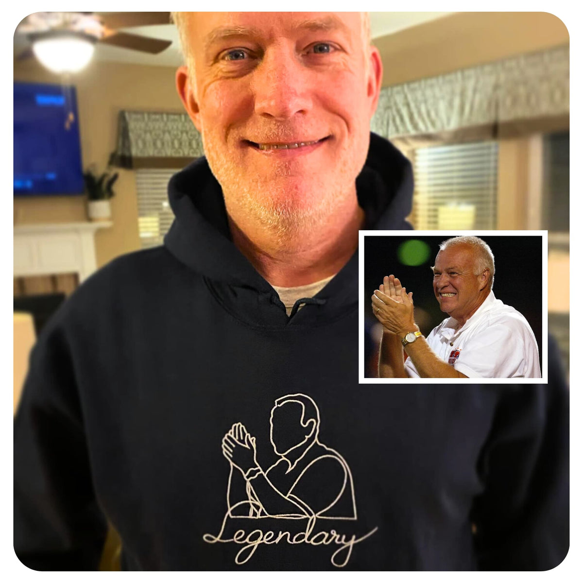 Custom Embroidered Sports Hoodie