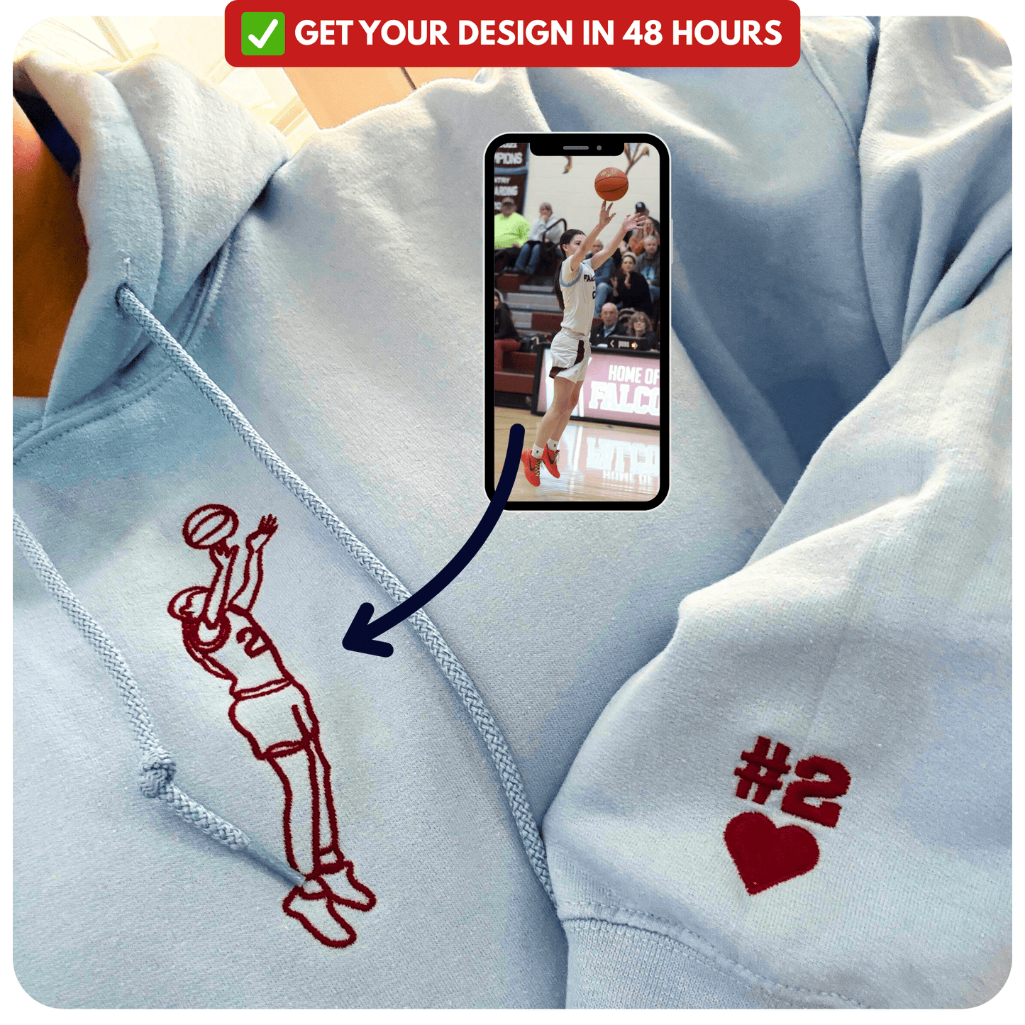 Custom Sports Hoodie - PRYDZ