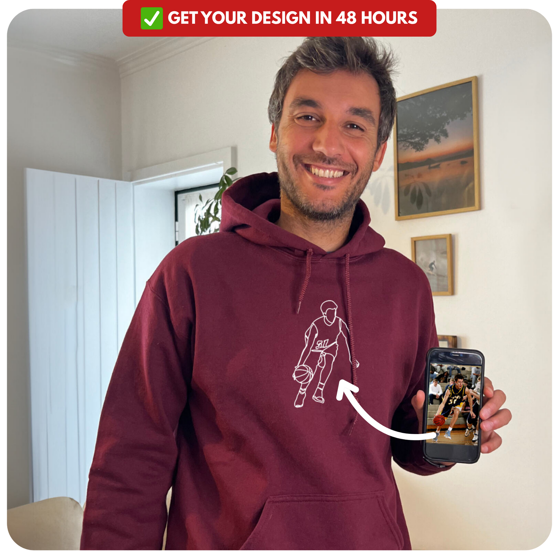 Custom Sports Hoodie - PRYDZ