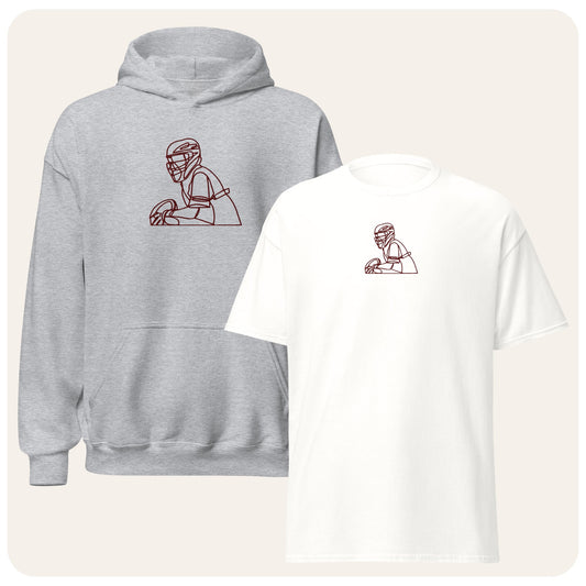 Custom Sports Hoodie + T-shirt