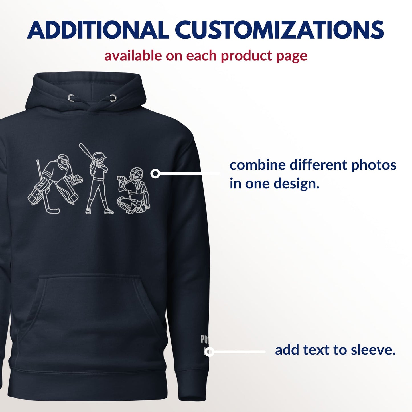 Custom Sports Hoodie - PRYDZ