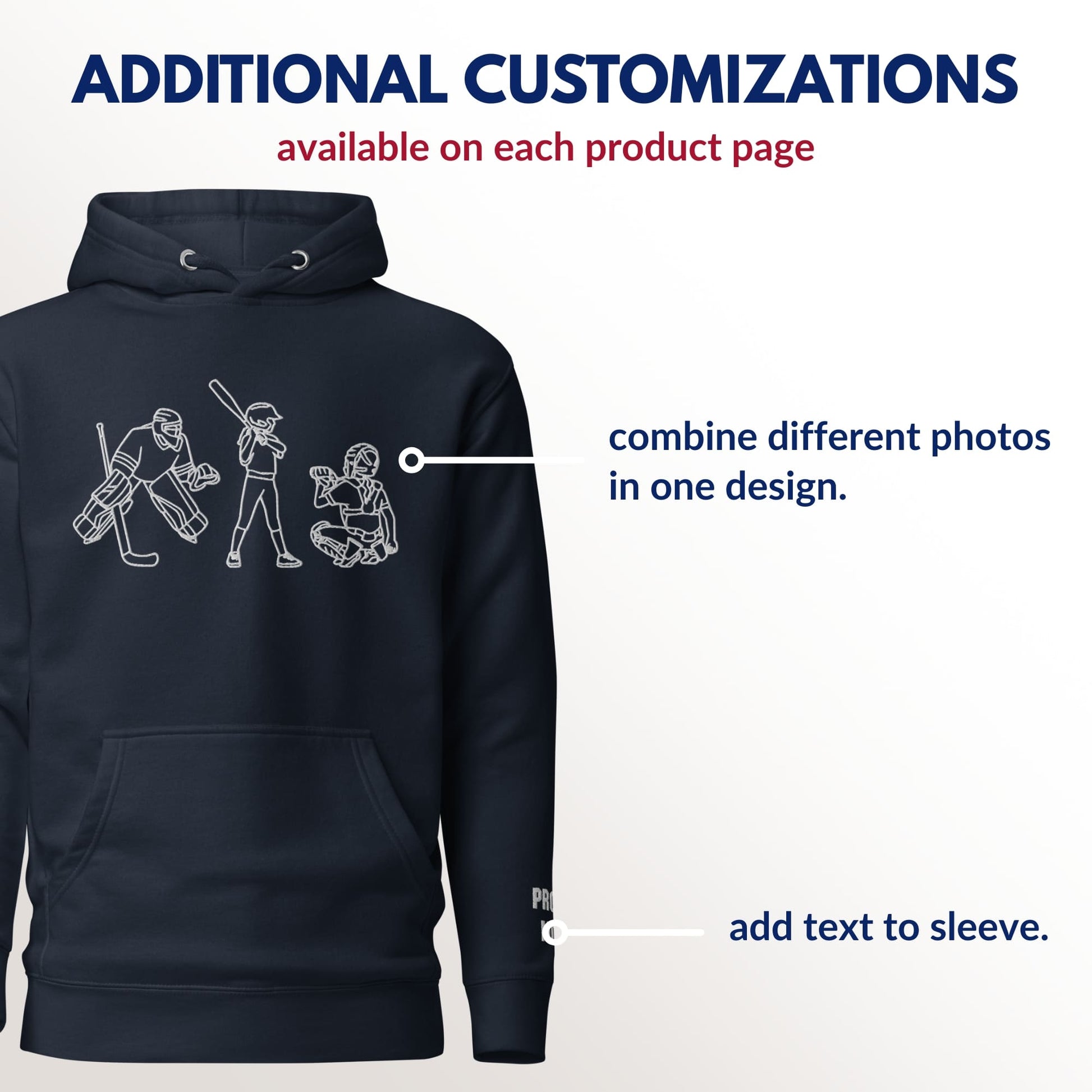 Custom Sports Hoodie - PRYDZ