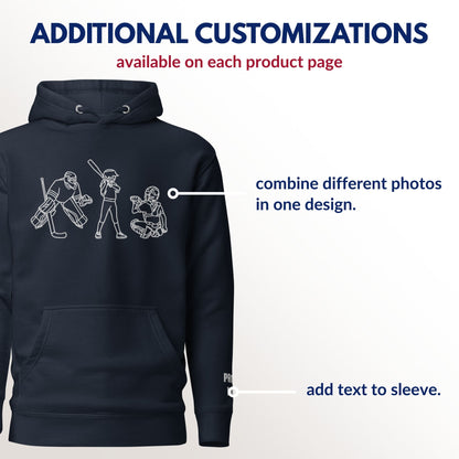 Custom Sports Hoodie - PRYDZ