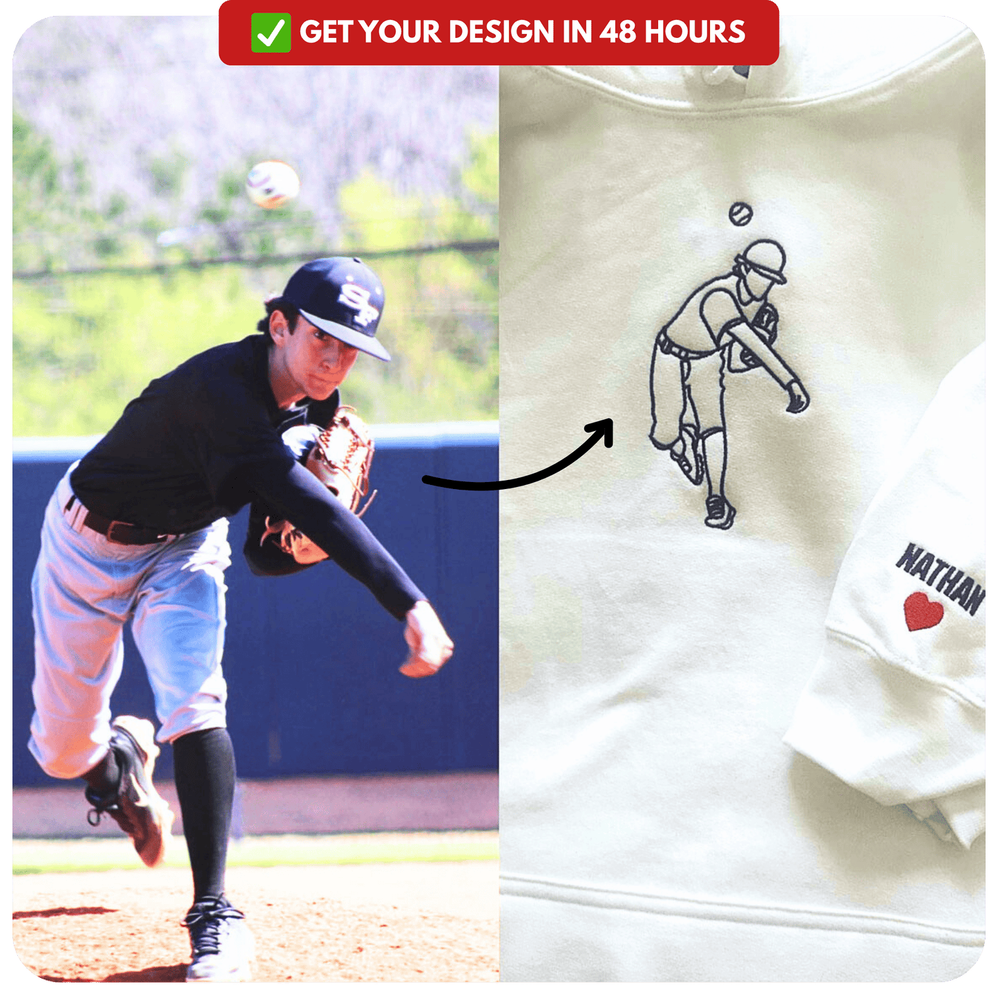 Custom Sports Hoodie + Sweatshirt - PRYDZ
