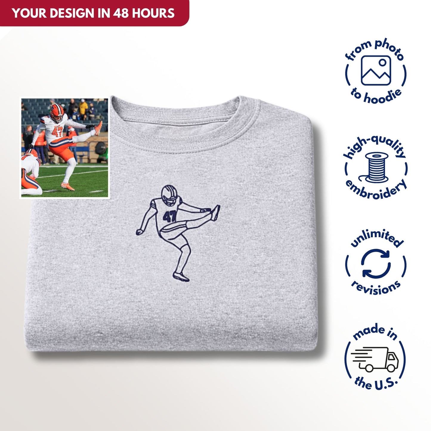 Custom Sports Sweatshirt - PRYDZ